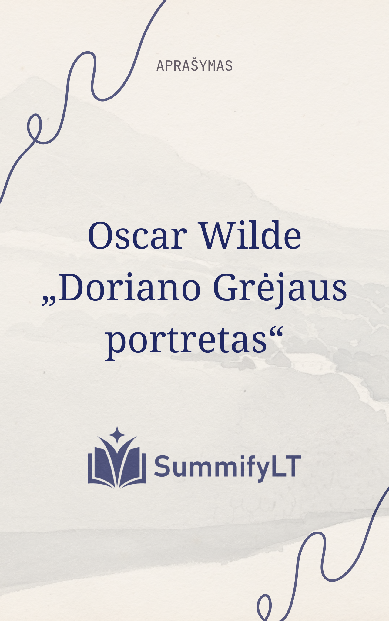 Oscar Wilde „Doriano Grėjaus portretas“