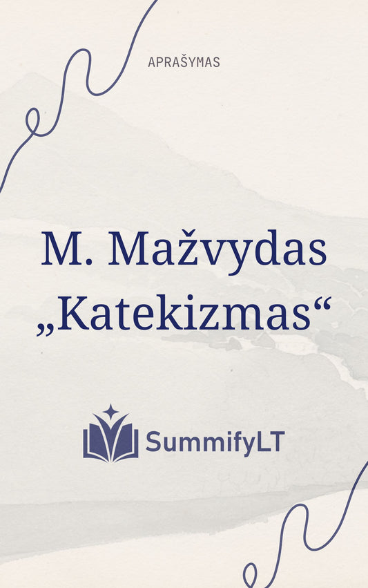 M. Mažvydas „Katekizmas“