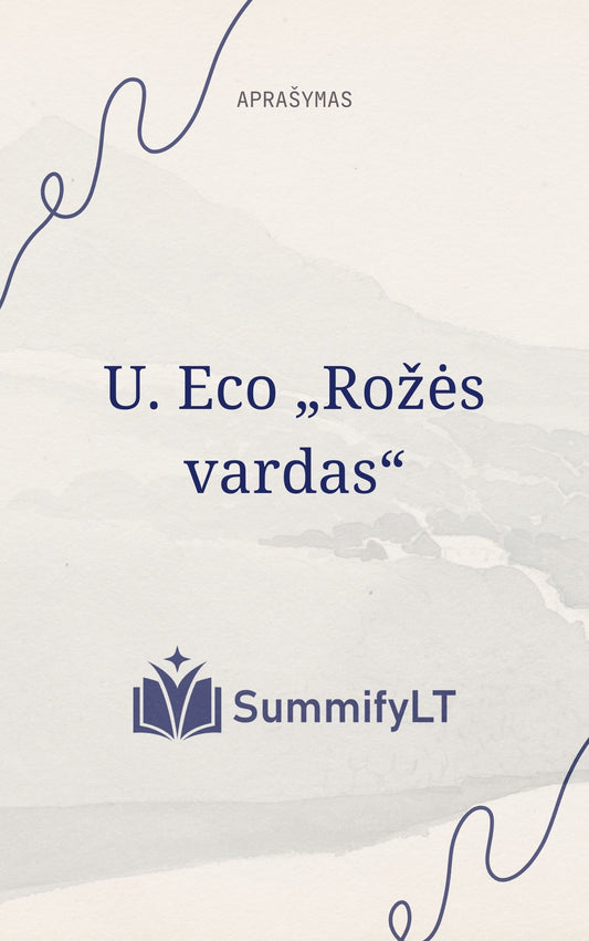 U. Eco „Rožės vardas“