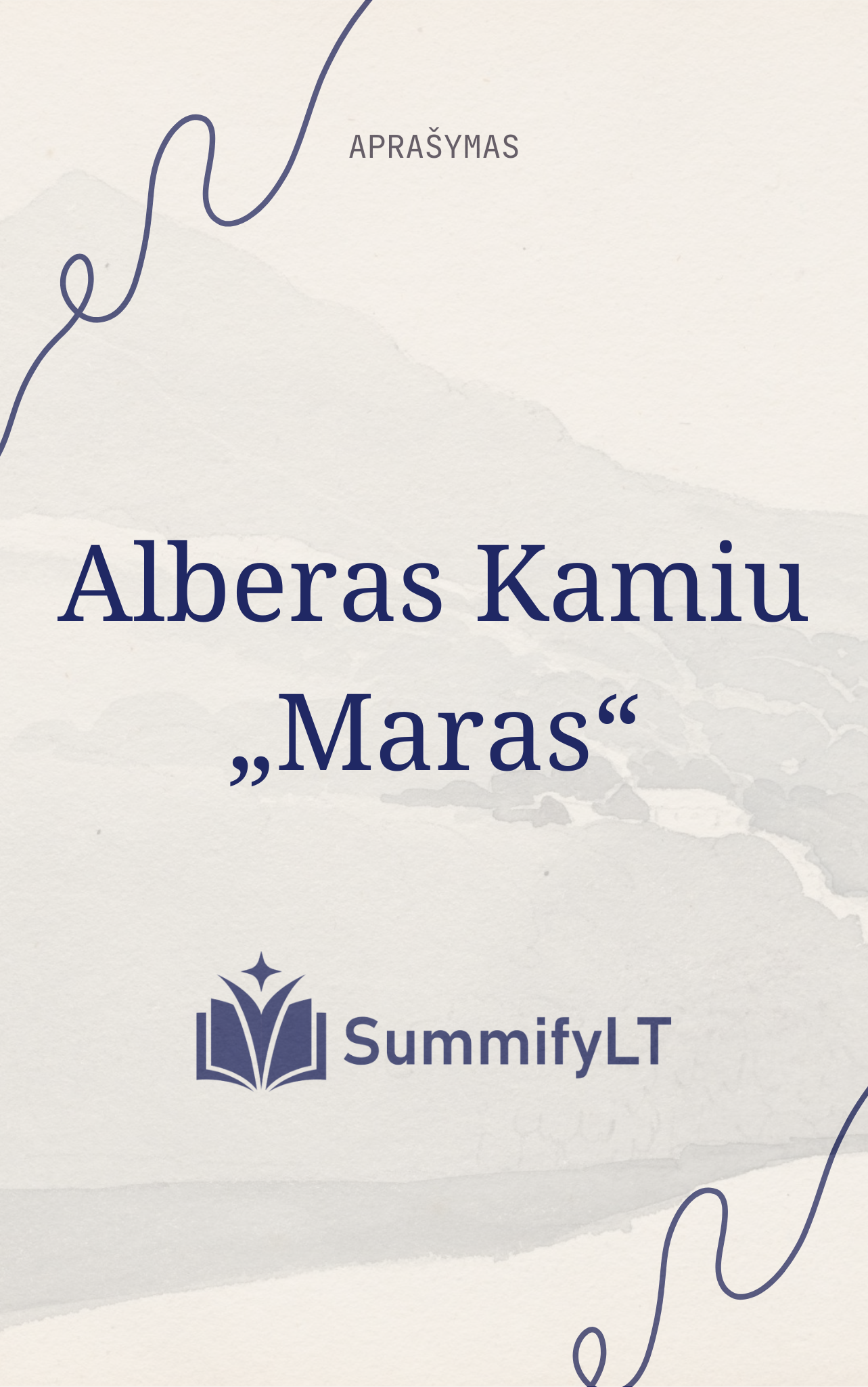 Alberas Kamiu „Maras“