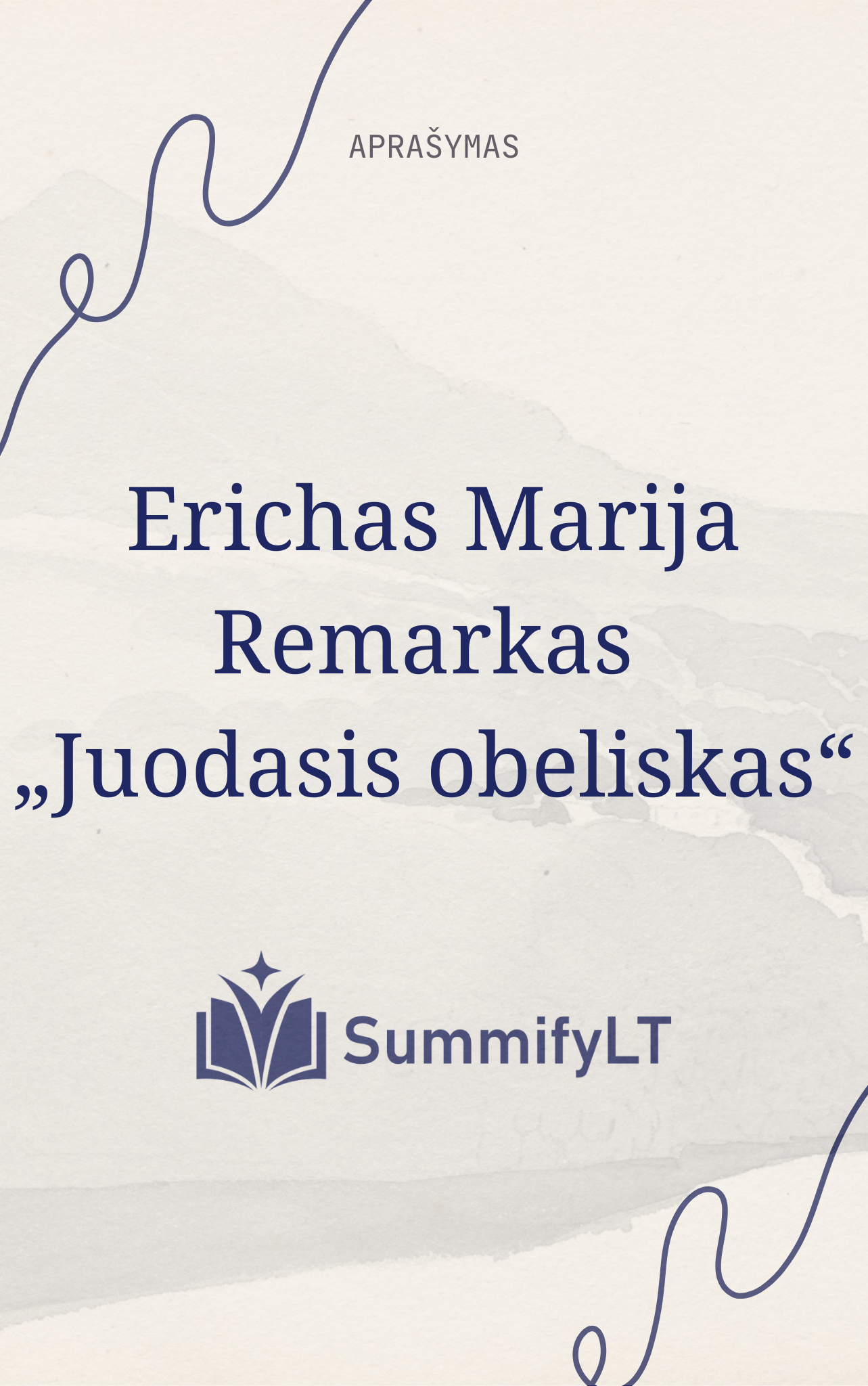Erichas Marija Remarkas „Juodasis obeliskas“